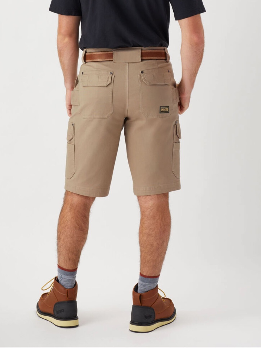 Duluth Trading Co Tan Cargo Shorts with Utility Pockets - Picture 10 of 12